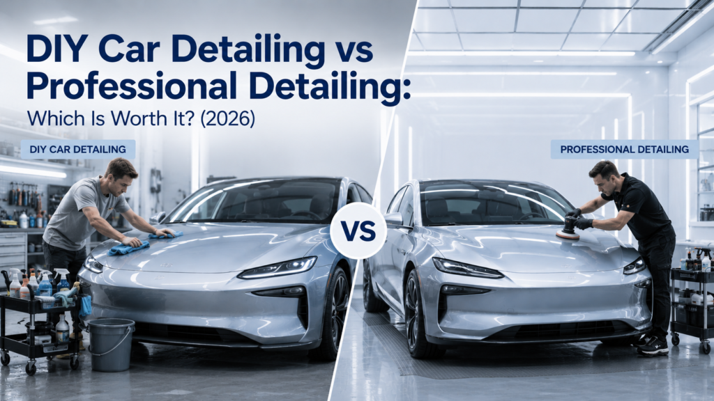 DIY Car Detailing vs Professional Detailing