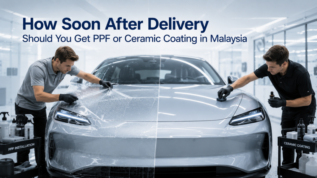 PPF Ceramic Coating Timing After Delivery Malaysia