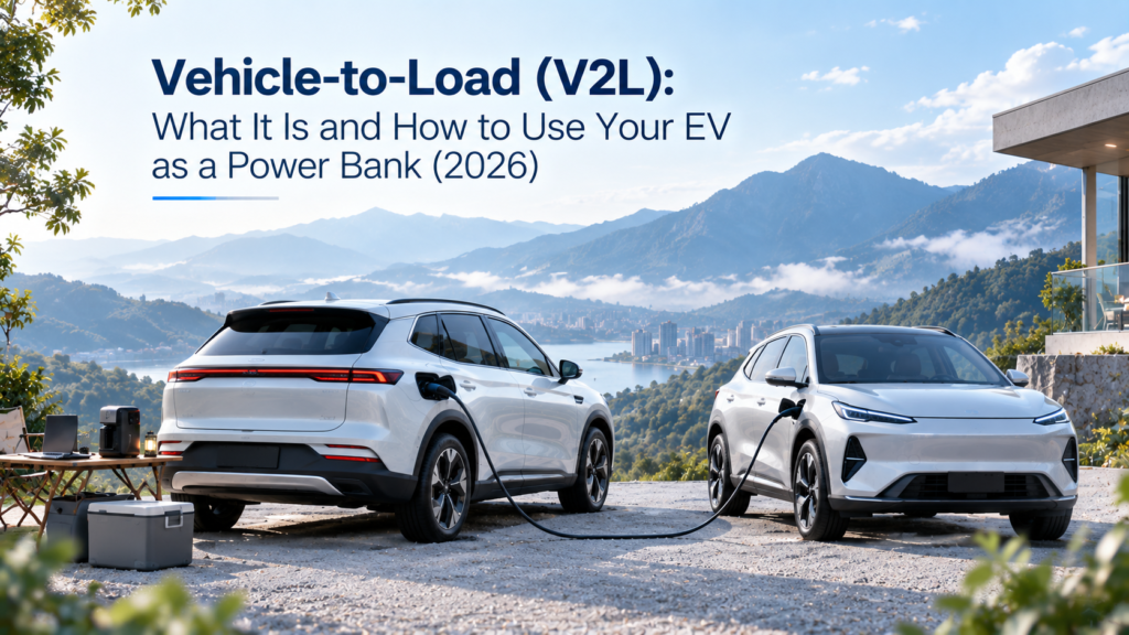 Vehicle-to-Load V2L EV Power Bank