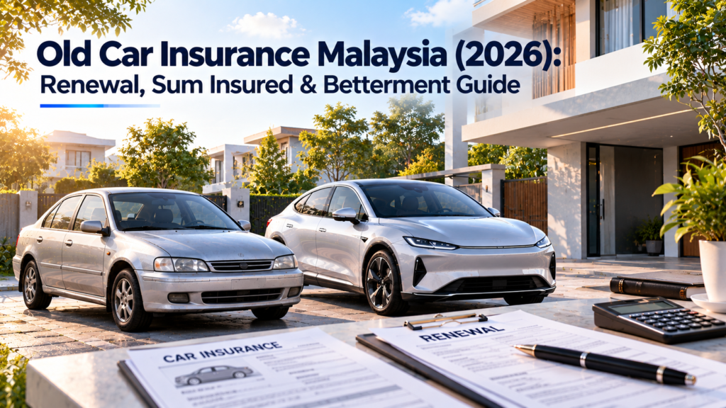 Old Car Insurance Malaysia renewal and sum insured guide